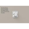 Honeywell Home Placa de cubierta grande y adaptador de