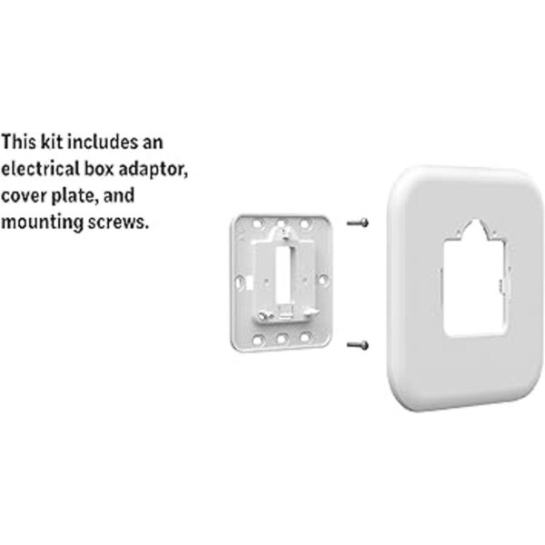 Honeywell Home Placa de cubierta grande y adaptador de