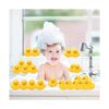 Juguetes de baño de pato de goma paquete de 50 mini patos_6