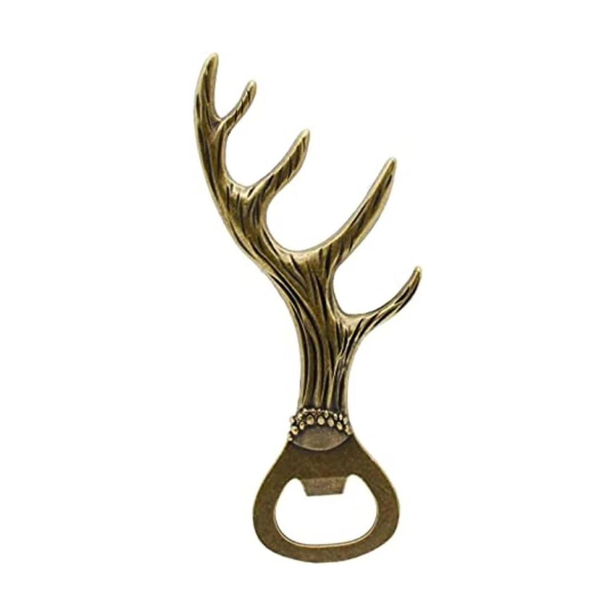 Deer Antler Abridor de botellas de cerveza para bar