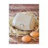 Lawei Paquete de 20 cajas vacías para huevos 6 celdas de