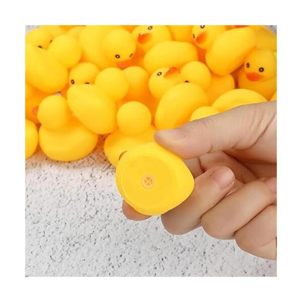 Juguetes de baño de pato de goma paquete de 50 mini patos_3