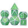 DND Juego de dados de metal con estaño de metal de_1