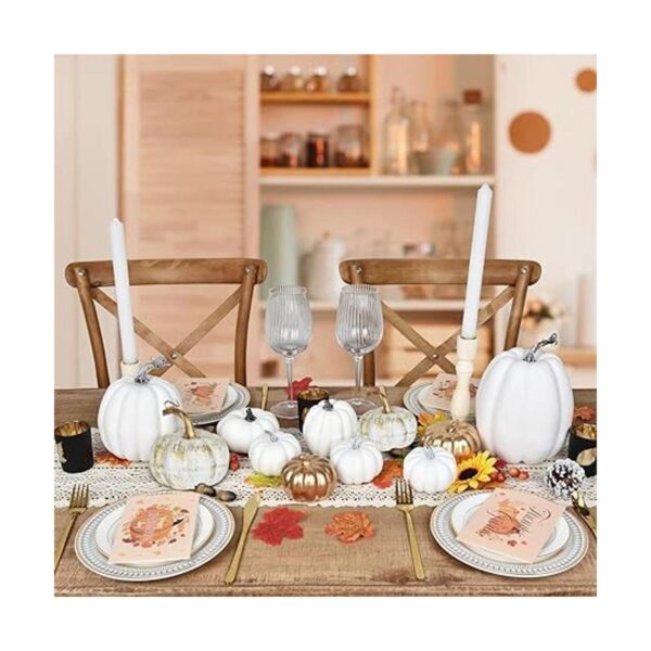 DearHouse 11 calabazas artificiales de otoño cosecha