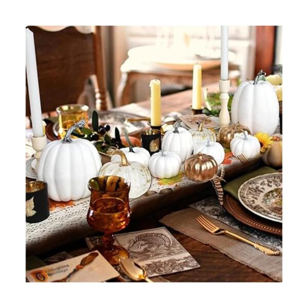 DearHouse 11 calabazas artificiales de otoño cosecha