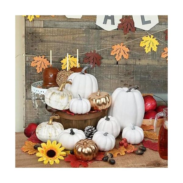 DearHouse 11 calabazas artificiales de otoño cosecha