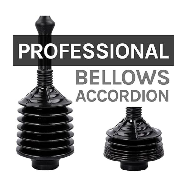 JS Jackson Supplies émbolo de inodoro de acordeón de