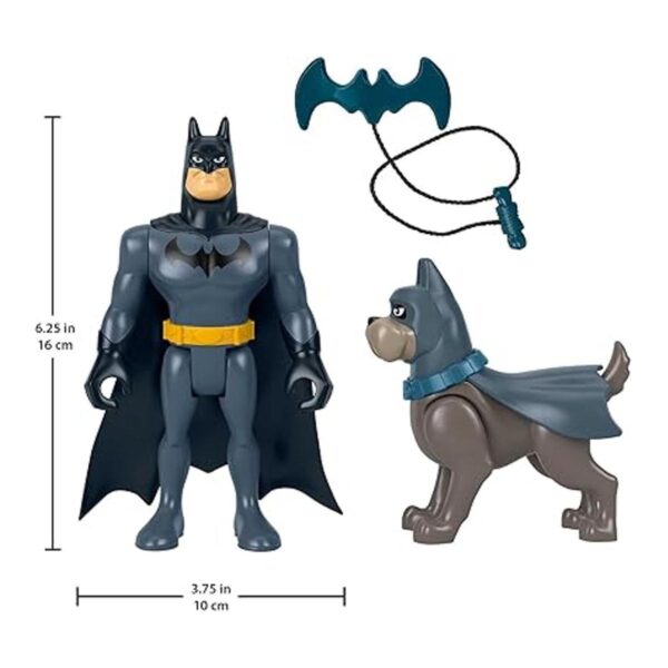 FisherPrice DC League of SuperPets Batman Ace juego de_5