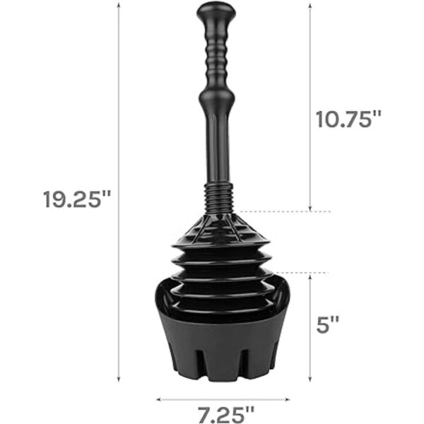 JS Jackson Supplies émbolo de inodoro de acordeón de