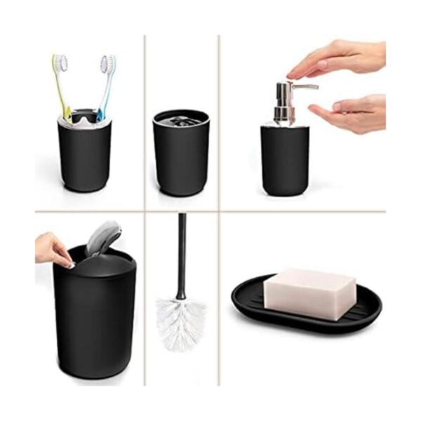 Moss Stone Juego de 6 accesorios de baño juego de