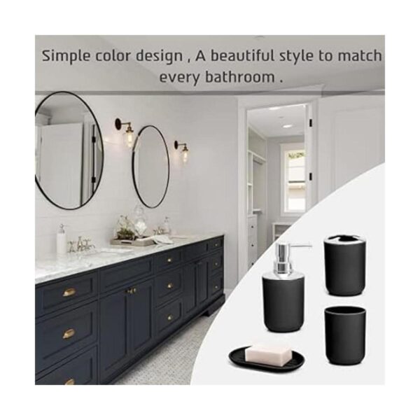 Moss Stone Juego de 6 accesorios de baño juego de