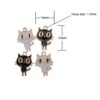 JJGQAZ 100 piezas chapado en oro de Halloween gato_3