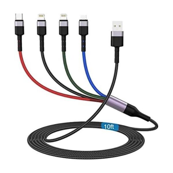 MTAKYI Cable de carga universal USB 4 en 1 de 9.8 ft 10_1