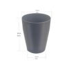 Gereen Cubo de basura pequeño de 1.5 galones cesta de_2