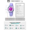 Kids Watch Girls Digital 7Color Flashing Light Water_5