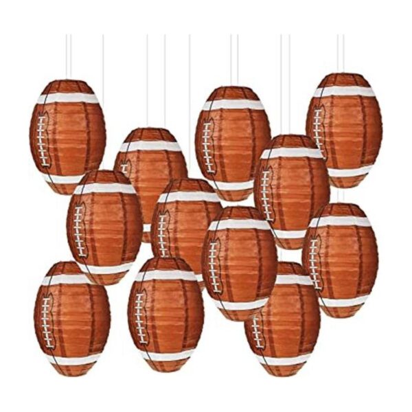 Faroles de papel de fútbol decoración colgante de fútbol_1