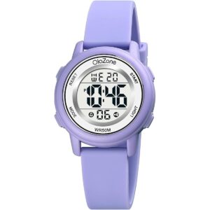 Kids Watch Girls Digital 7Color Flashing Light Water_1