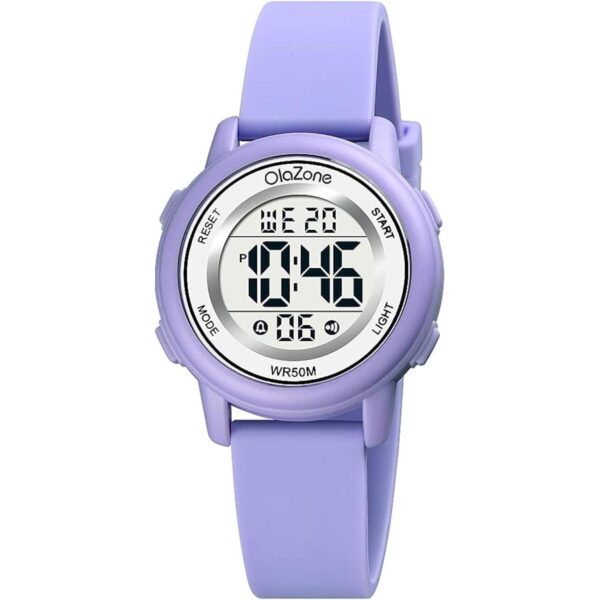 Kids Watch Girls Digital 7Color Flashing Light Water_1
