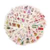 36 hojas de calcomanías Washi de acuarela para diario