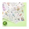 36 hojas de calcomanías Washi de acuarela para diario