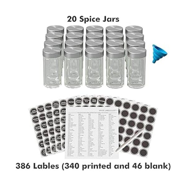 Juego de especias giratorio con 20 tarros de especias_5