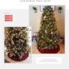 Faldas de árbol a cuadros de Navidad tamaño pequeño de_2