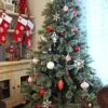 Faldas de árbol a cuadros de Navidad tamaño pequeño de_6