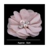 Huralona 20 cuentas de flores de gasa con diamantes de_2