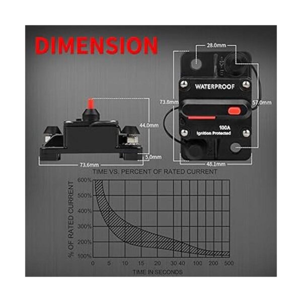 DaierTek Disyuntor de 100 amperios de 12 V 48 V_2