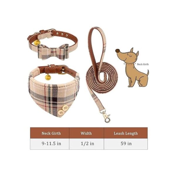 Juego de 3 collares de perro para perros pequeños collar
