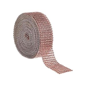 Cinta acrílica de diamantes de imitación de 10 yardas para