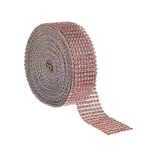 Cinta acrílica de diamantes de imitación de 10 yardas para