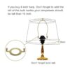 Kit de soporte ajustable para arpas de 8 y 10 pulgadas con_4