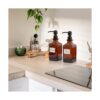 GLADPURE Dispensador de jabón de mano con botella de