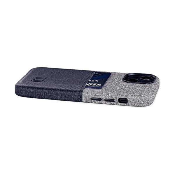 Dockem Funda tipo cartera para iPhone 13 Mini con placa de_5