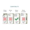 Dockem Funda tipo cartera para iPhone 13 Pro con carcasa_2