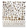 Incraftables Juego de 166 dijes de bronce con 120 dijes
