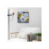 Mostaza amarillo y gris decoración de pared de baño