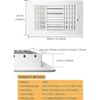 FanGoFast Registro de techo ventilación de techo ABS de_2