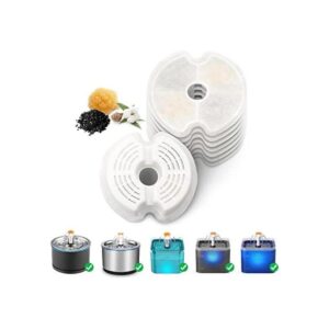 NautyPaws Filtros de fuente de agua para gatos 8 paquetes_1