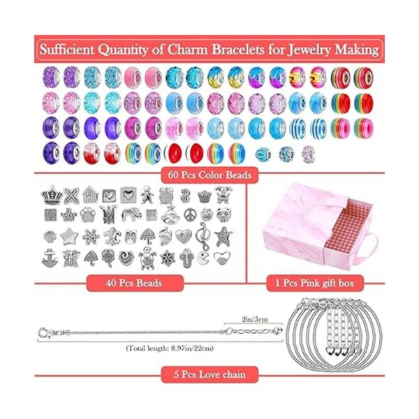 Mckanti Kit de fabricación de pulseras de abalorios