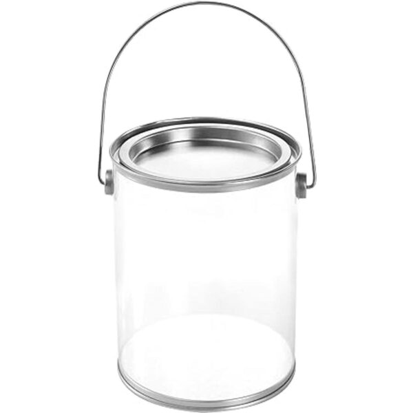 Hedume Paquete de 9 recipientes de pintura transparentes_3
