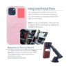 Dockem Funda tipo cartera para iPhone 13 con placa de_3