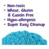 Kinetic Sand Paquete de 26 piezas de arena azul para_4