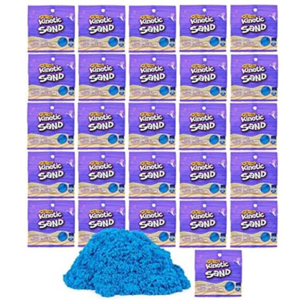 Kinetic Sand Paquete de 26 piezas de arena azul para_1