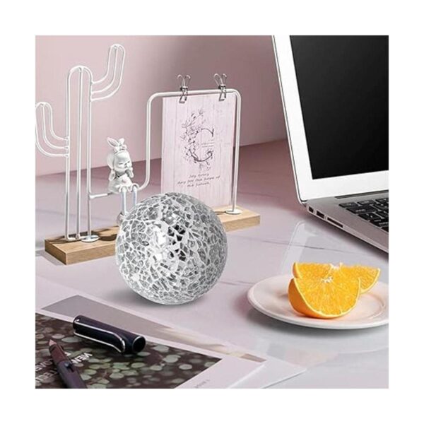 Juego de 6 bolas decorativas 2.4 in mosaico de cristal_6