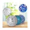 Juego de 6 bolas decorativas 2.4 in mosaico de cristal_3