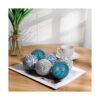 Juego de 6 bolas decorativas 2.4 in mosaico de cristal_4