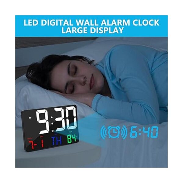 Amgico Reloj de pared digital reloj digital de 11.4_4
