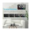 Amgico Reloj de pared digital reloj digital de 11.4_3